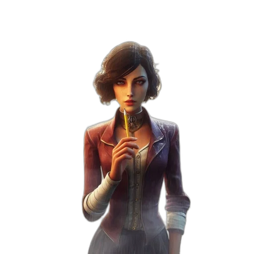 staff, jacket, face, concept art transparent PNG cut-out