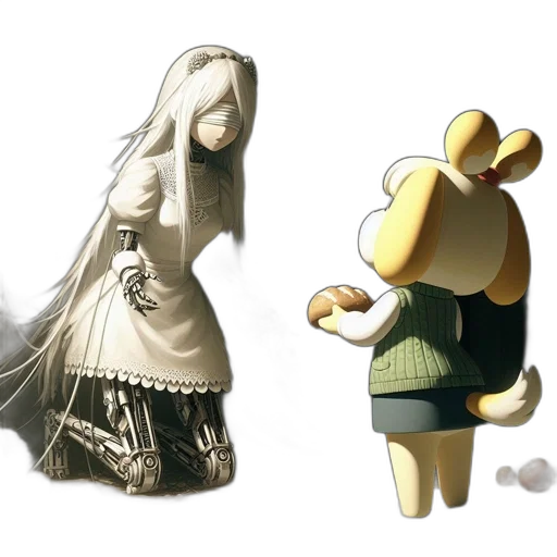 dress, concept art, 3d render, fantasy art transparent PNG cut-out