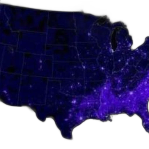 outer space, map, united, states transparent PNG cut-out
