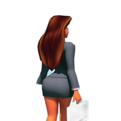 dress, jacket, shoes, 3d render transparent PNG cut-out