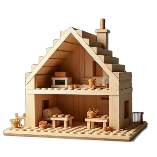 furniture, building, 3d render, concept art transparent PNG cut-out