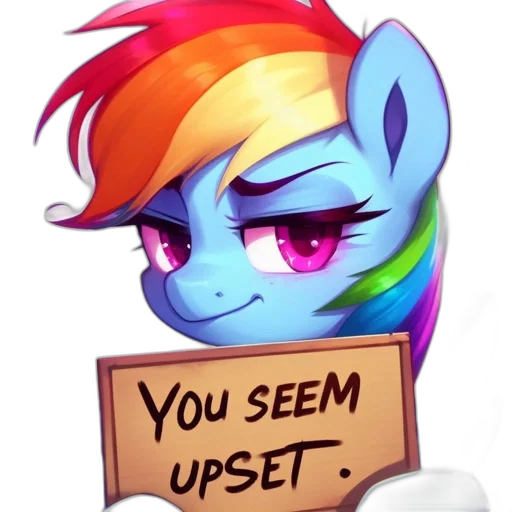staff, pixel art, rainbow, dash transparent PNG cut-out