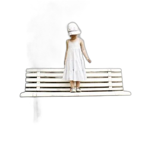 furniture, dress, hat, 3d render transparent PNG cut-out