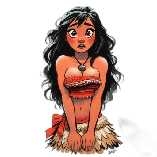dress, comic book art, concept art, cartoon transparent PNG cut-out