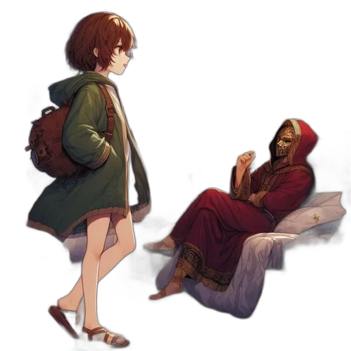 jacket, dress, shoes, umbrella transparent PNG cut-out