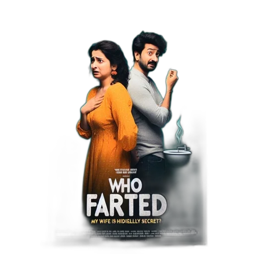 poster, who, farted, two transparent PNG cut-out