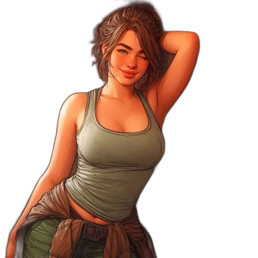 dress, weapon, staff, jacket transparent PNG cut-out