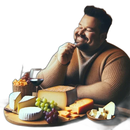 food, concept art, photorealistic, man transparent PNG cut-out