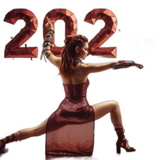 concept art, 3d render, elegant, woman transparent PNG cut-out