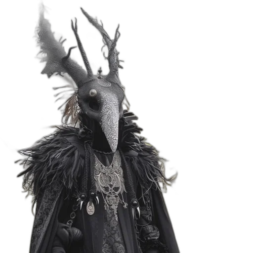mask, animal, creature, staff transparent PNG cut-out