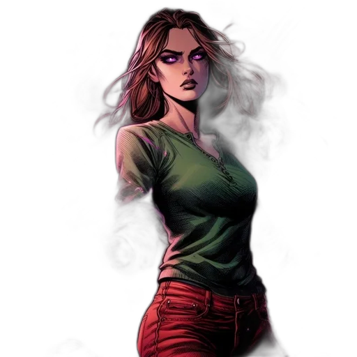 jacket, comic book art, concept art, fantasy art transparent PNG cut-out
