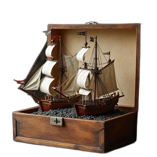 3d render, photorealistic, concept art, box transparent PNG cut-out