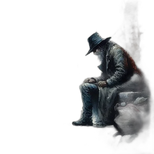 hat, concept art, comic book art, fantasy art transparent PNG cut-out