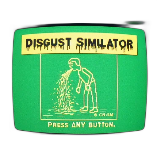 old, crt, displays, disgust transparent PNG cut-out