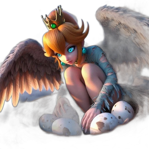 fantasy art, concept art, pixel art, 3d render transparent PNG cut-out