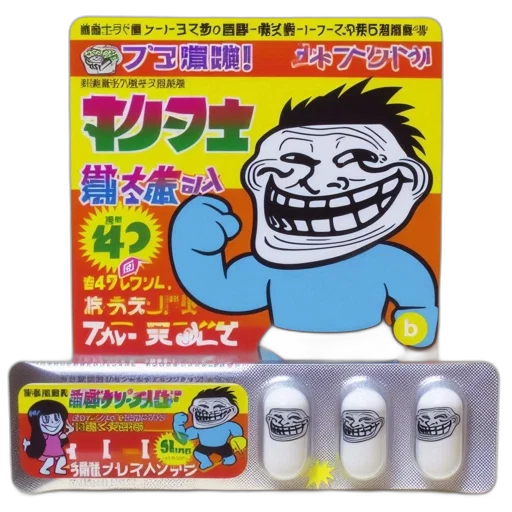 mask, packaging, features, humorous transparent PNG cut-out
