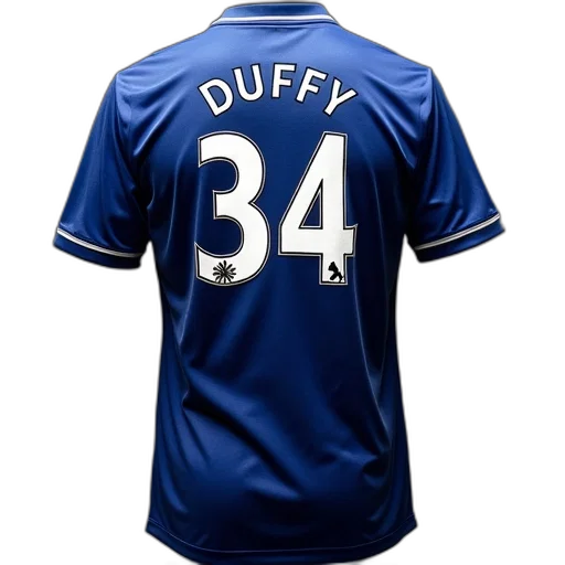 everton, home, shirt, 2011 transparent PNG cut-out