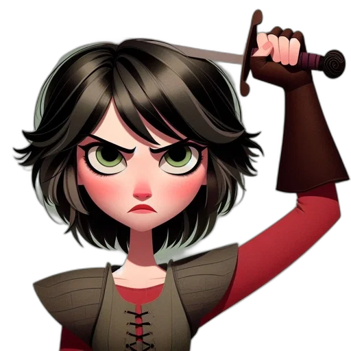 staff, weapon, sword, cartoon transparent PNG cut-out
