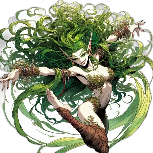 hair, creature, dragon, fantasy art transparent PNG cut-out