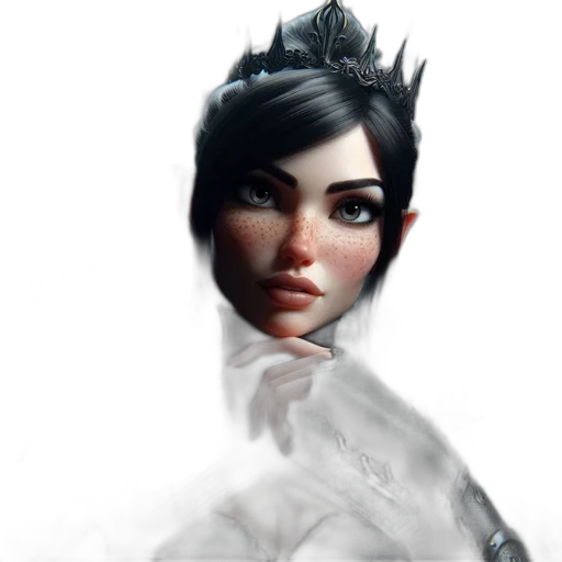 face, mask, crown, staff transparent PNG cut-out