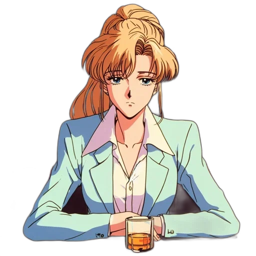 jacket, vaporwave, anime, pixel art transparent PNG cut-out