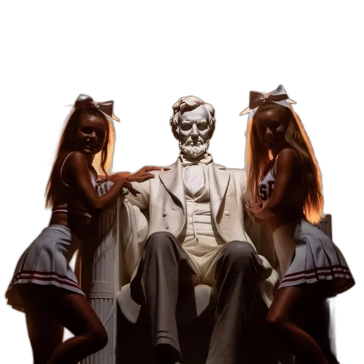 concept art, 3d render, statue, abraham transparent PNG cut-out
