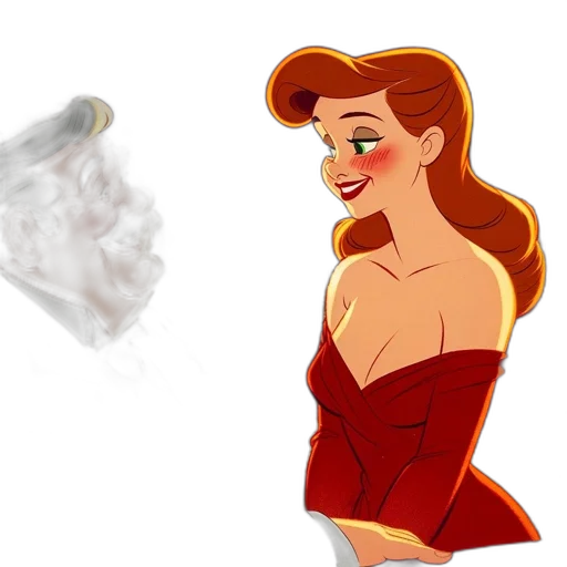 dress, concept art, cartoon, fantasy art transparent PNG cut-out