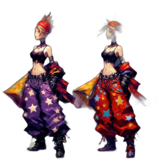 dress, concept art, fantasy art, pixel art transparent PNG cut-out
