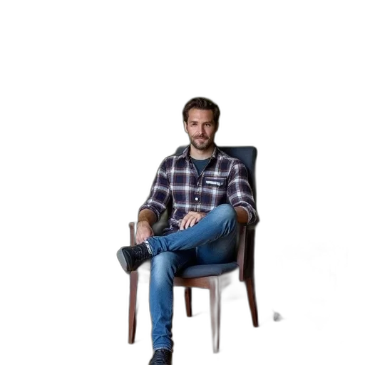 furniture, jacket, staff, face transparent PNG cut-out