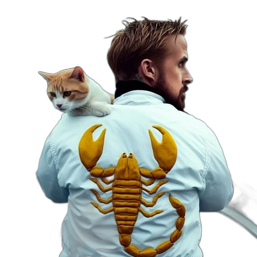 jacket, animal, creature, concept art transparent PNG cut-out