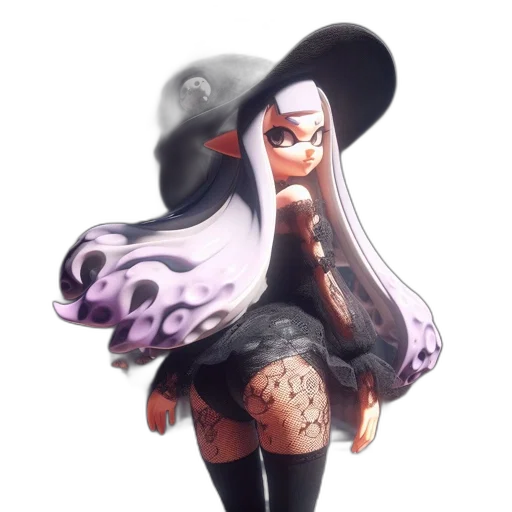 dress, hat, jacket, creature transparent PNG cut-out