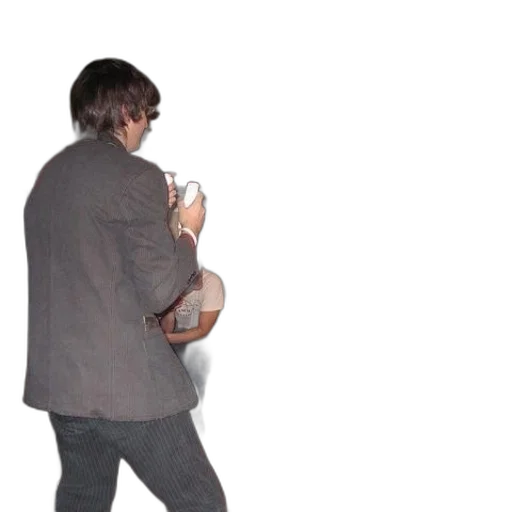 bottle, jacket, staff, shoes transparent PNG cut-out