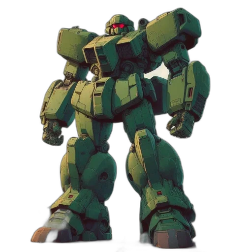 robot, weapon, concept art, pixel art transparent PNG cut-out