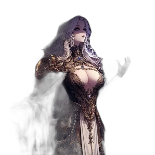 dress, crown, staff, mask transparent PNG cut-out