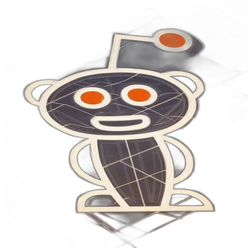 robot, staff, mask, creature transparent PNG cut-out