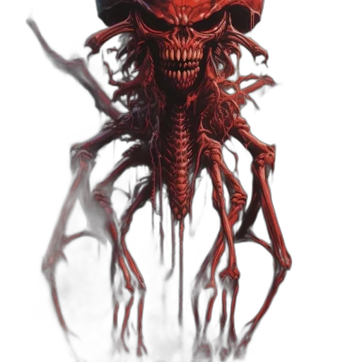 creature, mask, face, staff transparent PNG cut-out