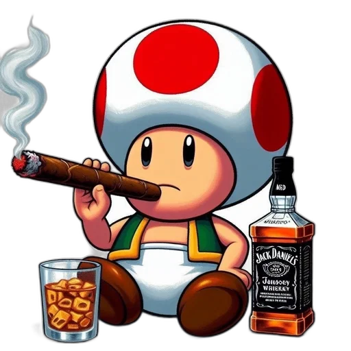 weapon, bottle, hat, pixel art transparent PNG cut-out