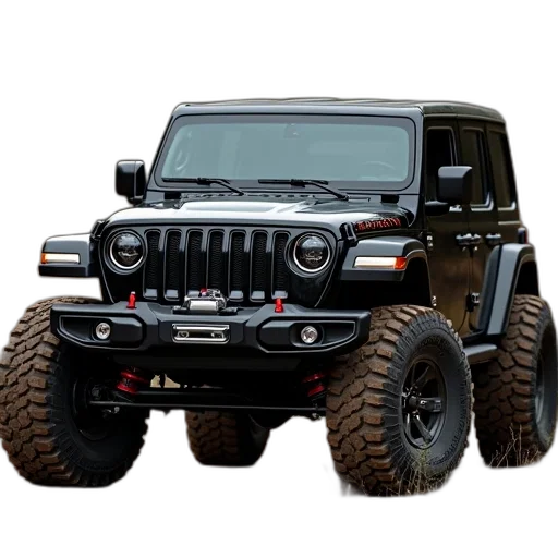 car, 3d render, photorealistic, jeep transparent PNG cut-out