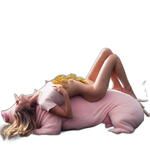 dress, animal, creature, staff transparent PNG cut-out