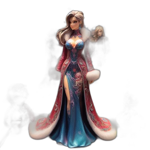 dress, concept art, 3d render, fantasy art transparent PNG cut-out