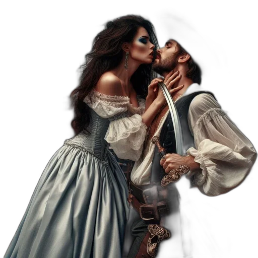 fantasy art, photorealistic, concept art, oil painting transparent PNG cut-out