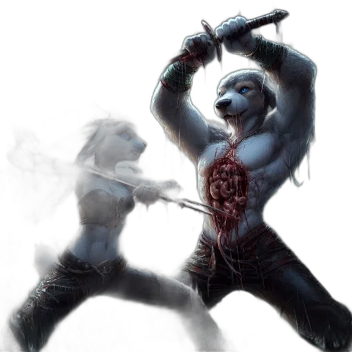 creature, concept art, fantasy art, comic book art transparent PNG cut-out