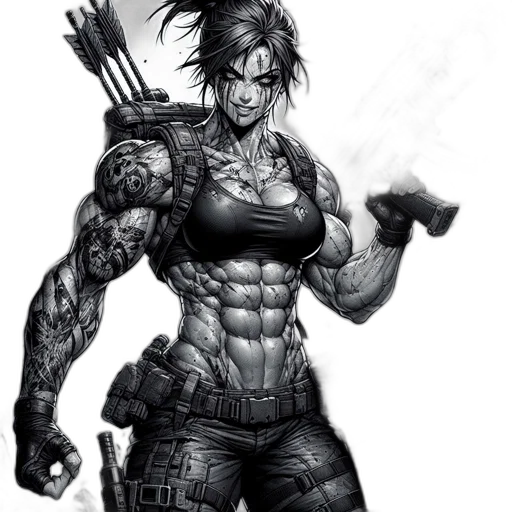 weapon, comic book art, concept art, fantasy art transparent PNG cut-out