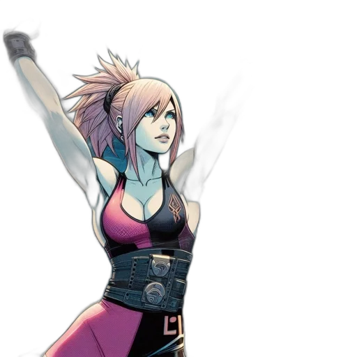weapon, concept art, comic book art, cyberpunk transparent PNG cut-out