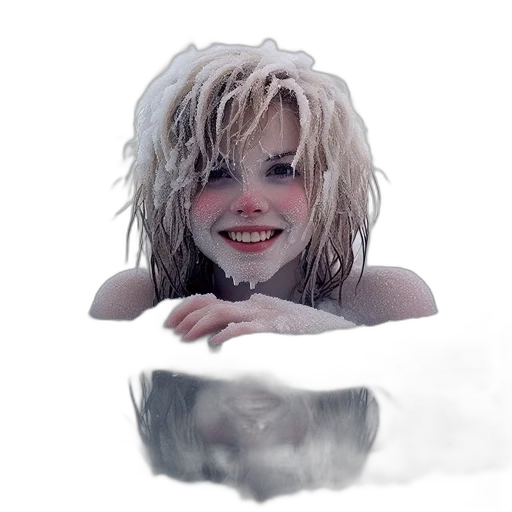 face, creature, hair, mask transparent PNG cut-out