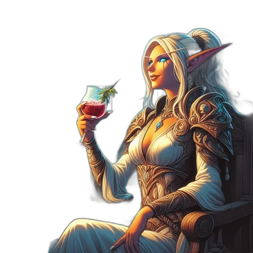 fantasy art, concept art, pixel art, comic book art transparent PNG cut-out