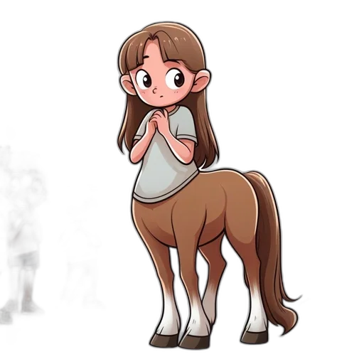 creature, animal, staff, hair transparent PNG cut-out
