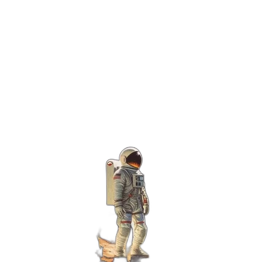 animal, robot, jacket, staff transparent PNG cut-out