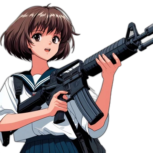 weapon, animal, staff, anime transparent PNG cut-out