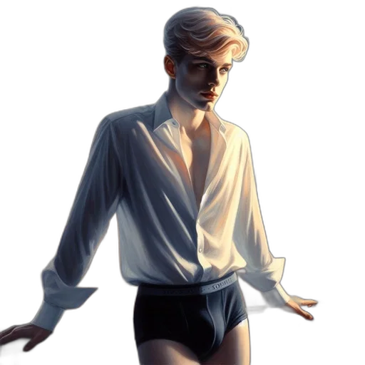 jacket, staff, creature, concept art transparent PNG cut-out